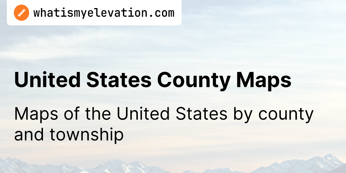 United States County Maps - Og