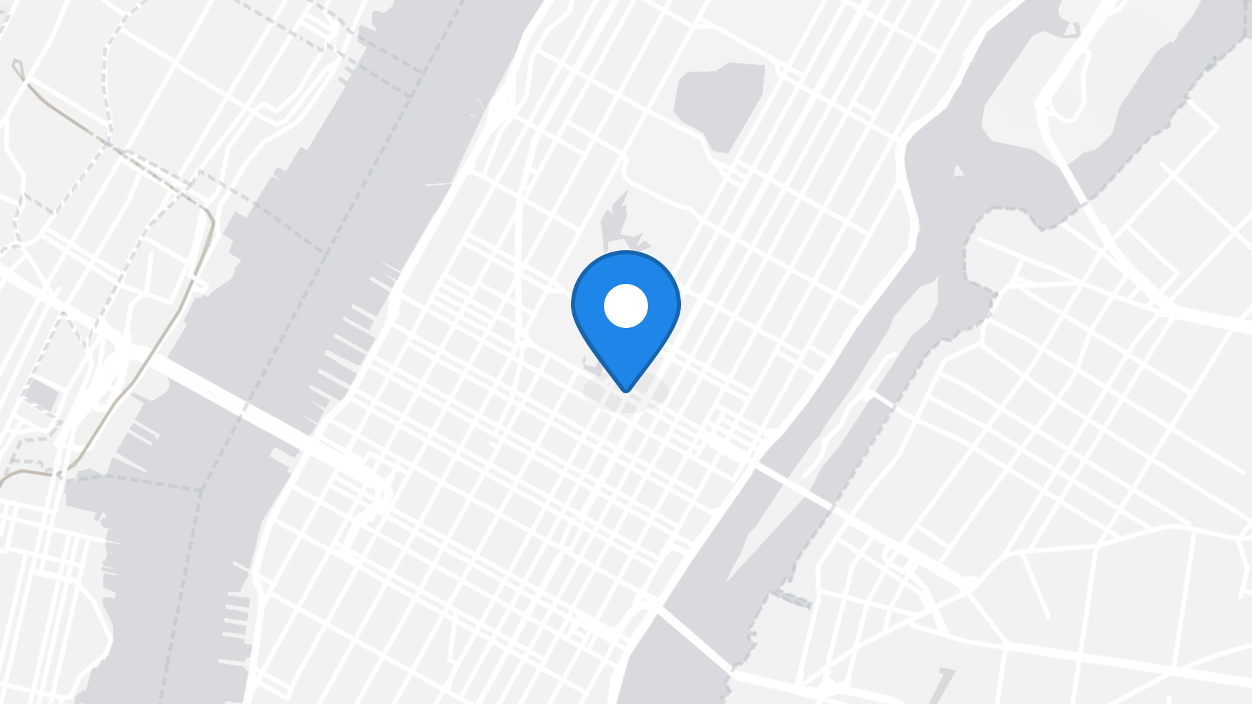 Current Address on Map Illustration